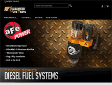 Tablet Screenshot of gautoparts.com